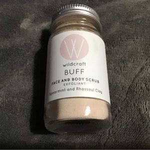 wildcraft buff face and body scrub spearmint & rhassoul clay 2 oz
